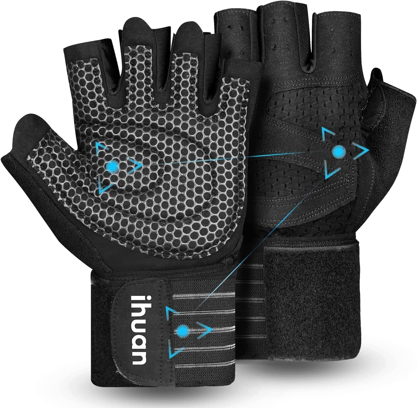 ihuan Ventilated Weight Lifting Gym Workout Gloves Review