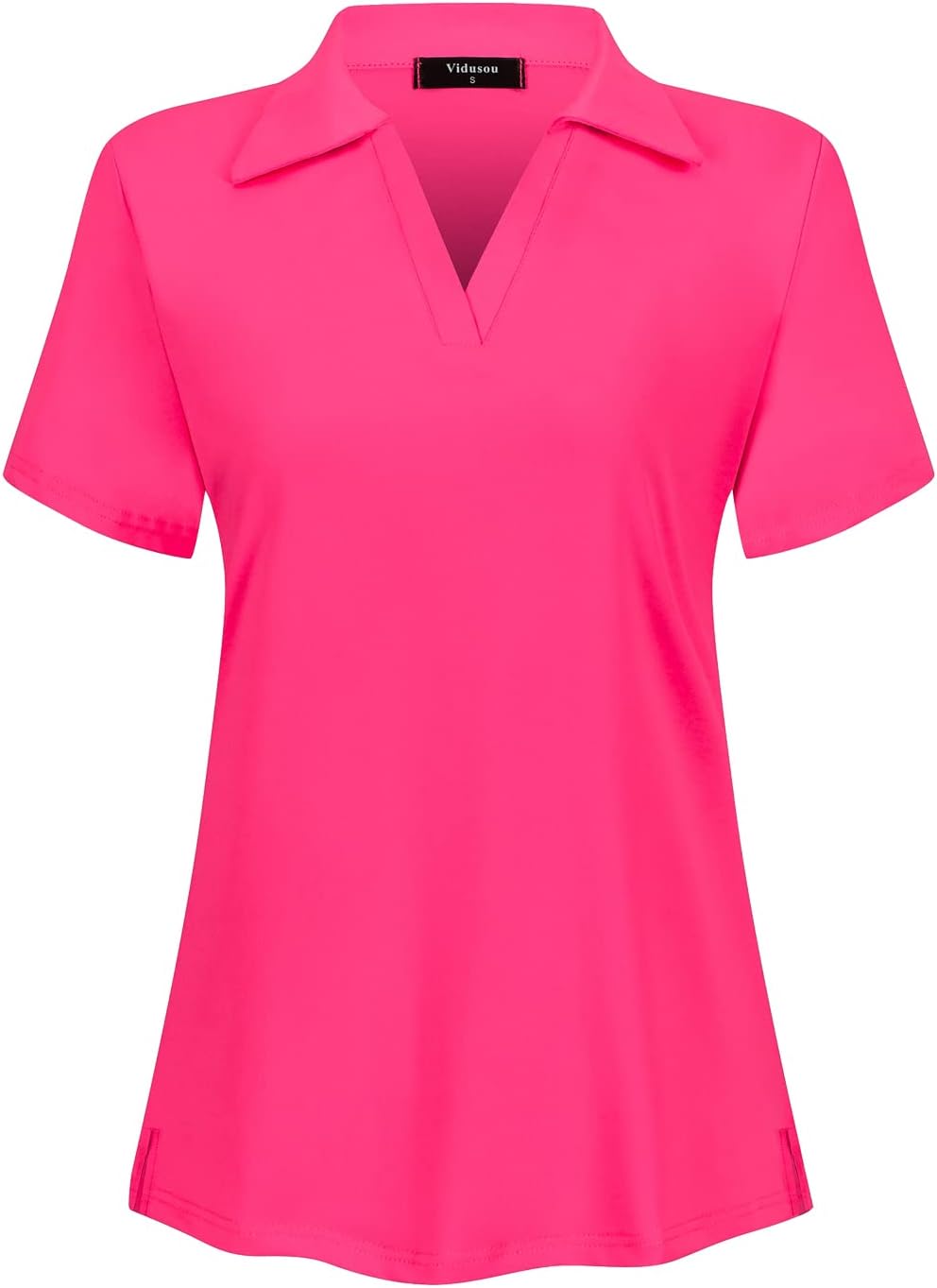 Vidusou Women’s Short Sleeve Golf Polo Shirts Tennis Shirts Sport T-Shirts Workout Tops Review 1